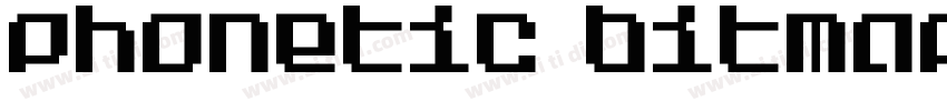 phonetic Bitmap字体转换